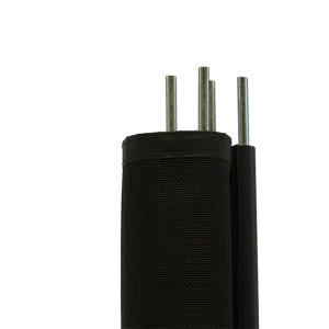 Beethoven Prestige GRIS ANTHRACITE 16MM 14M - 15 piquets gris anthracite - Barrière piscine - Piscine Sécurité Enfants