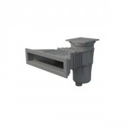 Skimmer XXL parker -17,5L Liner/Béton - modèle Norm - Gris