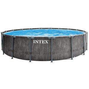 Piscine tubulaire Baltik - Ronde - Ø 4,57 m x 1,22 m - Piscine tubulaire - Intex