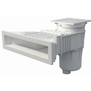 Skimmer XXL métrique - 17,5L Liner/Béton - modèle Norm - Blanc - Pièce à sceller - Astralpool