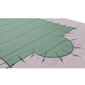 Tible Vert - Version T - 8x4m - Bâche hiver - Astralpool