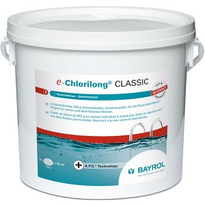 e.Chlorilong Classic - 10 kg - Chlore, oxygène actif, brome - Bayrol