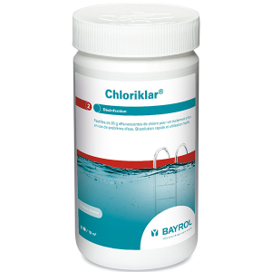 Chloriklar - Pastilles - 1 kg - Chlore, oxygène actif, brome - Bayrol
