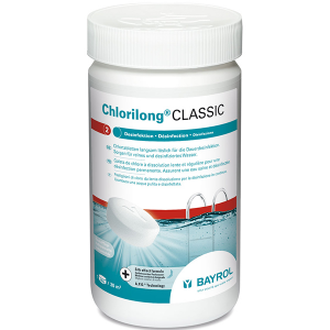Chlorilong Classic - 1,25 kg - Chlore, oxygène actif, brome - Bayrol