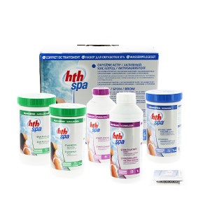 Coffret de traitement pour spa - Oxygène actif - Kit complet - HTH