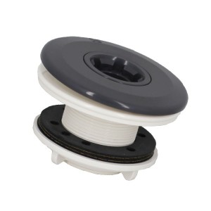 Buse de refoulement Liner/Béton - modèle Norm - Gris anthracite - Pièce à sceller - Astralpool