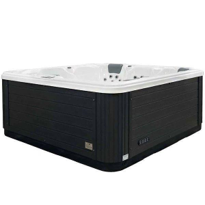 Spa Maguana - Cuve blanche - Habillage gris anthracite - 5 places - Jacuzzi extérieur - AstralPool