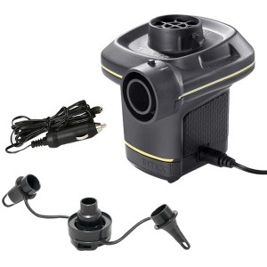 Gonfleur électrique 12-220V - Prise allume cigare - Jeux piscine - Intex