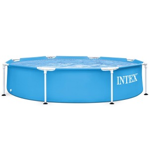 Piscinette Metal frame ronde  Ø2,44 x 0,51 m - Bleu - Piscine tubulaire - Intex