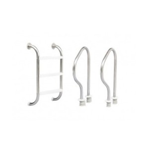 Echelle Rambouillet 4 marches Inox complète - Échelle, escalier et main courante - Procopi