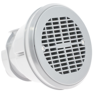 Bonde de fond liner métrique - modèle Norm - Grille plate - Blanc - Pièce à sceller - Astralpool