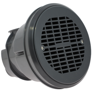 Bonde de fond liner métrique - modèle Norm - Grille plate - Gris anthracite - Pièce à sceller - Astr