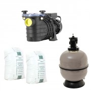 Pack filtration piscine - 6x3 m