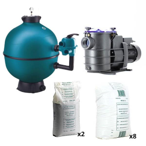 Pack filtration piscine - 10x5 m - Kit construction piscine - Centrocom