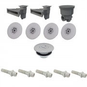 KITS PIÈCES À SCELLER PISCINES BÉTON - COULEURS