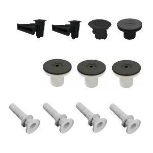 Kit pièces à sceller - Piscine liner 8x4 m - Gris anthracite - Kit construction piscine - AstralPool
