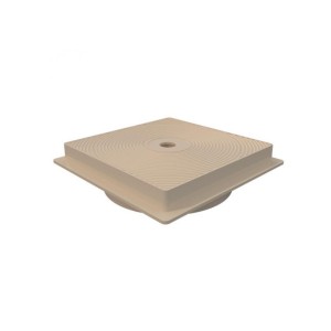 Couvercle de skimmer rond socle carré - Sable - Pièce à sceller - Astralpool