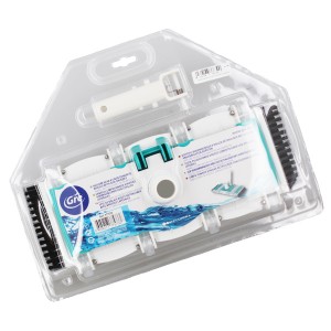 Tête de balai 8 roues + brosses latérales - Nettoyage manuel - Gre