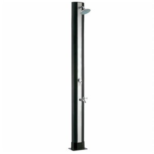 Douche solaire en PVC - Droite - 35 L avec rince-pieds