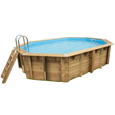 La Piscine Sunwater 490 x 300 - H120 cm - Liner bleu 75/100ème