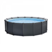 Piscine Graphite - Ronde - Ø 4,78 m x 1,24 m