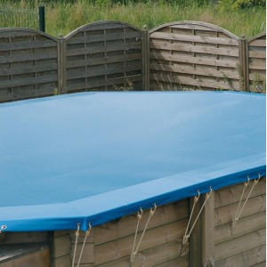 Bâche d'hiver et de sécurité - 550 g - 505 x 350 cm - Bâche hiver - Ubbink