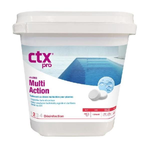 CTX 393 - Multi action 250 g - 5 kg - 1x5 kg - Chlore, oxygène actif, brome - CTX