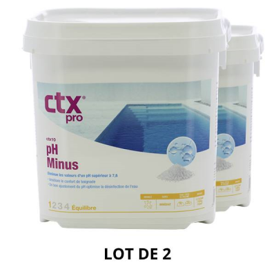 Le CTX 10 - pH Minus - Granulés - 5 Kg - 2x5kg