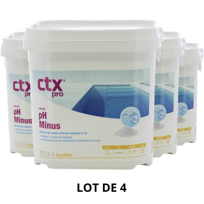 Le CTX 10 - pH Minus - Granulés - 5 Kg - 4x5kg