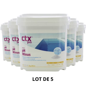 CTX 10 - pH Minus - Granulés - 5 Kg - 5x5kg - pH, TAC - CTX