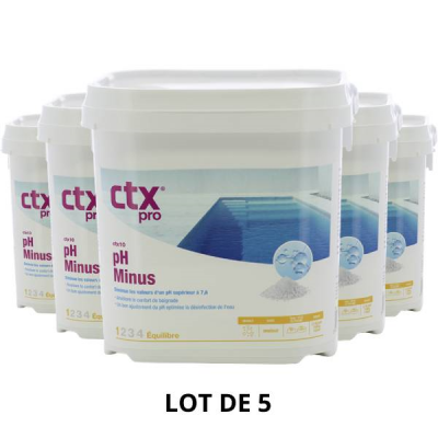 Le CTX 10 - pH Minus - Granulés - 5 Kg - 5x5kg