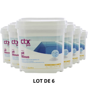 CTX 10 - pH Minus - Granulés - 5 Kg - 6x5kg - pH, TAC - CTX