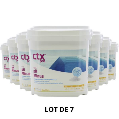 Le CTX 10 - pH Minus - Granulés - 5 Kg - 7x5kg