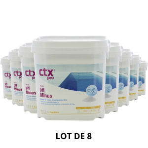 CTX 10 - pH Minus - Granulés - 5 Kg - 8x5kg - pH, TAC - CTX