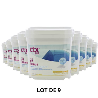 Le CTX 10 - pH Minus - Granulés - 5 Kg - 9x5kg