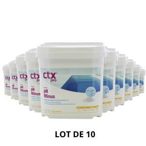 CTX 10 - pH Minus - Granulés - 5 Kg - 10x5kg - pH, TAC - CTX