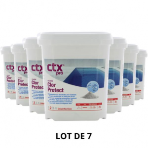 CTX 400 - Chlorprotect stabilisant - 4,5 Kg - 7x4,5 kg - Chlore, oxygène actif, brome - CTX