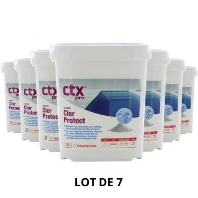 Le CTX 400 - Chlorprotect stabilisant - 4,5 Kg - 7x4,5 kg