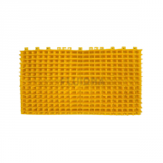 Brosse PVC jaune