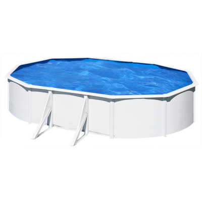  Piscine acier Fidji - Ovale - 6,10 m x 3,75 m x 1,20 m - RECONDITIONNÉ - Très bon état