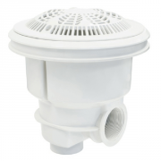 Bonde de fond liner parker - modèle Norm - Grille anti-vortex - Blanc