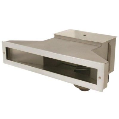  Skimmer Inox grande meurtrière - A-500 - Béton / Liner