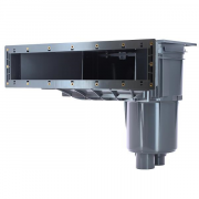 Skimmer XXL parker -17,5L Liner/Béton - modèle Norm - Gris anthracite - RECONDITIONNÉ - Bon état