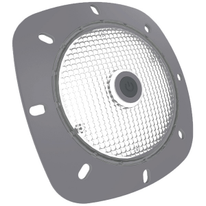 Projecteur Notmad 18 LED - Blanc - Enjoliveur gris - Lampe led - Seamaid