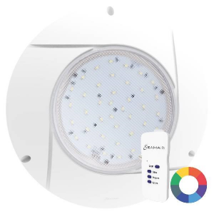 Projecteur LED plat Seamaid 90 LED 16W avec télécommande - RGB