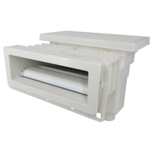 Skimmer complet Unik ABS blanc - Métrique - Panneau - Pièce à sceller - AstralPool