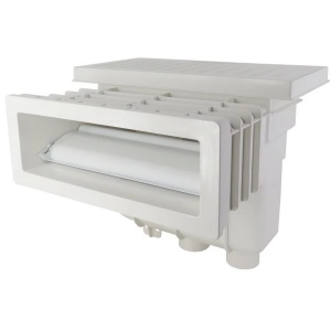 Skimmer complet Unik ABS blanc - Parker - Panneau - Pièce à sceller - AstralPool