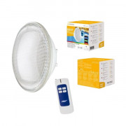 Ampoule LED standard PAR56 81 LED 10W avec télécomande - RGB