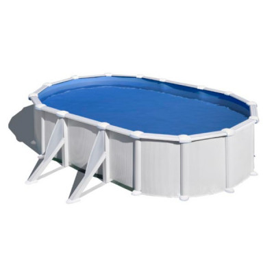 Piscine acier Atlantis - Ovale - 6,10 m x 3,75 m x 1,32 m - RECONDITIONNÉ - Bon état