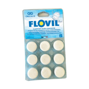 Flovil Clarifiant Ultra concentré - 9 pastilles - Floculant, clarifiant - Générique